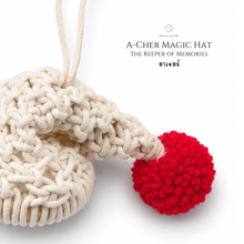 Load image into Gallery viewer, Christmas Hat - Red - Christmas ornaments Thailand - Macrame by Nicha - Zoom In