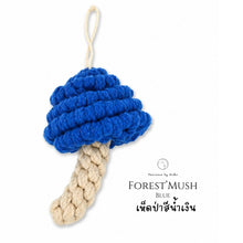 โหลดรูปภาพลงในเครื่องมือใช้ดูของ Gallery Christmas Mushroom Blue - Christmas ornaments Thailand - Macrame by Nicha - Zoom In