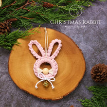 Load image into Gallery viewer, THE CHRISTMAS RABBIT  - SANTA'S FRIENDS - CHRISTMAS DECORATIONS