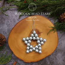 Load image into Gallery viewer, THE WOODEN BEAD STARS - CHRISTMAS STARS