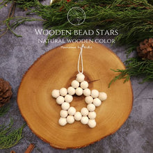 Load image into Gallery viewer, THE WOODEN BEAD STARS - CHRISTMAS STARS