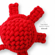 Load image into Gallery viewer, Christmas Turtle - Christmas ornaments Thailand - Macrame by Nicha - Zoom In