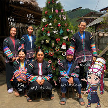 Load image into Gallery viewer, the Christmas ornaments makers - Akha woman