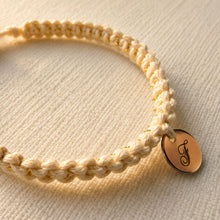 โหลดรูปภาพลงในเครื่องมือใช้ดูของ Gallery Cutsom Bracelet - Engraving Medallion - Made In Thailand - Macrame by Nicha = Side