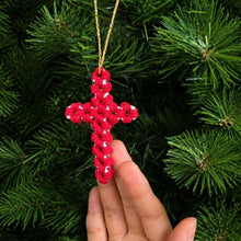 Load image into Gallery viewer, Cross of Jesus - Christian Christmas Ornament