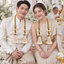Load image into Gallery viewer, มาลัยบ่าวสาว - Malai Bao Sao on the couple neck - Macrame by Nicha -