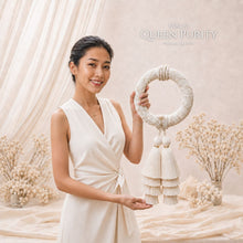 โหลดรูปภาพลงในเครื่องมือใช้ดูของ Gallery Malai Queen Purity - A Thai Decoration - Macrame by Nicha - With Model