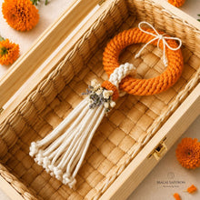 โหลดรูปภาพลงในเครื่องมือใช้ดูของ Gallery Malai Saffron - Wisdom and Inner Peace - Open Box - Macrame by Nicha