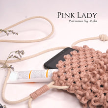 Load image into Gallery viewer, PinkLadyBag-MacrameBag-MacramebyNicha-Thailand-OnlineShop_-Onshelf-Cream