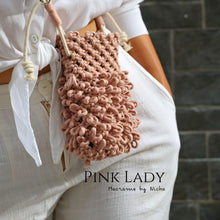 Load image into Gallery viewer, PinkLadyBag-MacrameBag-MacramebyNicha-Thailand-OnlineShop_-Zoomin