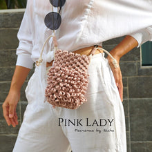 Load image into Gallery viewer, PinkLadyBag-MacrameBag-MacramebyNicha-Thailand-OnlineShop_-Zoominx2