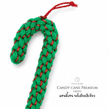 โหลดรูปภาพลงในเครื่องมือใช้ดูของ Gallery Premium Candy Cane Green - Christmas ornaments Thailand - Macrame by Nicha - Zoom in