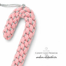 โหลดรูปภาพลงในเครื่องมือใช้ดูของ Gallery Premium Candy Cane Pink - Christmas ornaments Thailand - Macrame by Nicha - Zoom in
