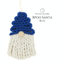 โหลดรูปภาพลงในเครื่องมือใช้ดูของ Gallery Blue Santa Claus Ornaments - Made with Cotton in Thailand