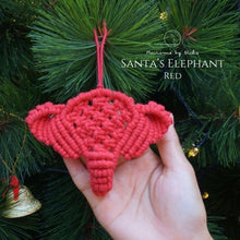 Load image into Gallery viewer, SANTA'S ELEPHANT - SANTA'S FRIENDS - THAI CHRISTMAS DECORATIONS