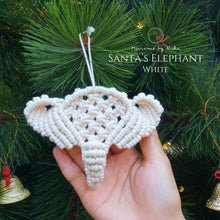 Load image into Gallery viewer, SANTA'S ELEPHANT - SANTA'S FRIENDS - THAI CHRISTMAS DECORATIONS