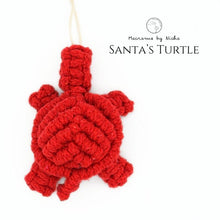 Load image into Gallery viewer, SANTA'S TURTLE - Christmas Ornaments