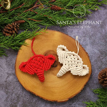 Load image into Gallery viewer, SANTA'S ELEPHANT - SANTA'S FRIENDS - THAI CHRISTMAS DECORATIONS