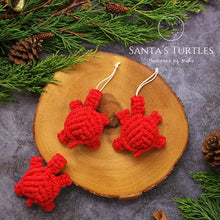 Load image into Gallery viewer, SANTA'S TURTLE - Christmas Ornaments