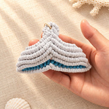โหลดรูปภาพลงในเครื่องมือใช้ดูของ Gallery Whale Tail White and Blue Magnets - แม่เหล็กหางวาฬสีขาวฟ้า - Hand - ของชำร่วยและของขวัญปีใหม่ - Corporate Gifts - Macrame by Nicha