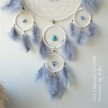 Load image into Gallery viewer, LIFE DREAMCATCHER – ตาข่ายดักฝัน ต้นไม้แห่งชีวิต – The Tree of Life dream catcher + หินเทอร์ควอยซ์ - Home decor & Gift6