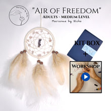 Load image into Gallery viewer, DIY KIT "Air of Freedom" + WORKSHOP - Adults - Dreamcatcher
