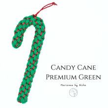 โหลดรูปภาพลงในเครื่องมือใช้ดูของ Gallery CANDY CANE PREMIUM - GREEN -  ลูกกวาดไม้เท้า - ของตกแต่งคริสต์มาส - Christmas Ornaments Thailand - Macrame by Nicha - Online shop
