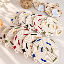 โหลดรูปภาพลงในเครื่องมือใช้ดูของ Gallery ที่รองแก้ว - Custom colors for companies - Fabric Coaster - Made in Thailand - Macrame by Nicha
