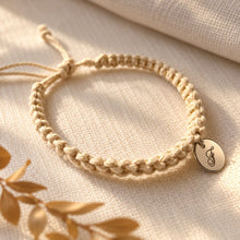โหลดรูปภาพลงในเครื่องมือใช้ดูของ Gallery Custom Bracelet - Engraving Medallion - Made In Thailand - Macrame by Nicha - Full Body
