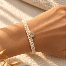 โหลดรูปภาพลงในเครื่องมือใช้ดูของ Gallery Custom Bracelet - Engraving Medallion - Made In Thailand - Macrame by Nicha - On hand

