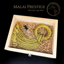 Load image into Gallery viewer, MALAI PRESTIGE - VIP MALAI - พวงมาลัยทองคำ - ความสำเร็จและความร่ำรวย - ของขวัญVIP packaging
