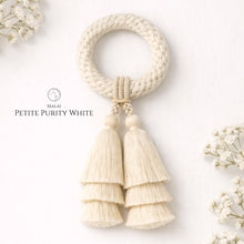 Load image into Gallery viewer, Malai Petite Purity - White - a Premium Gift - Macrame by Nicha
