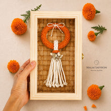 Load image into Gallery viewer, Malai Saffron - Wisdom and Inner Peace - With Hand - Macrame by Nicha
