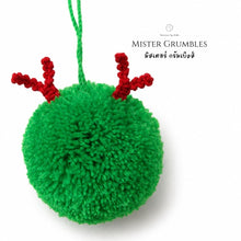 Load image into Gallery viewer, Mister Grumbles - Christmas ornaments Thailand - Macrame by Nicha - Zoom In
