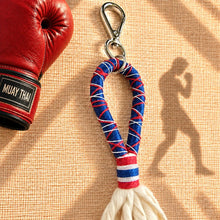 โหลดรูปภาพลงในเครื่องมือใช้ดูของ Gallery Muay Thai Mongkhon Premium Tassel Keychains - พวงกุญแจมงคลมวยไทยพู่สีครีม - Close up 02 - ของชำร่วยและของขวัญปีใหม่ - Corporate Gifts - Macrame by Nicha
