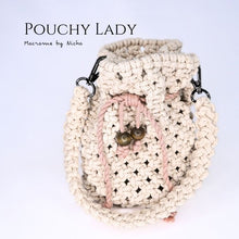 Load image into Gallery viewer, POUCHY LADY - MACRAME BAG - กระเป๋ามาคราเม่ - กระเป๋าทำมือ - On shelf
