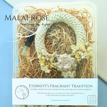 Load image into Gallery viewer, Macrame by Nicha - Phuang Malai Thailand - MALAI ROSE QUARTZ – พวงมาลัยหินโรสควอตซ์ - พวงมาลัยวันแม่ - ของขวัญ6
