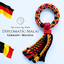 Load image into Gallery viewer, Phuang Malai Premium - Diplomatic Malai - Malai Germany, Belgium - พวงมาลัยเยอรมนี,เบลเยี่ยม - Macrame by Nicha
