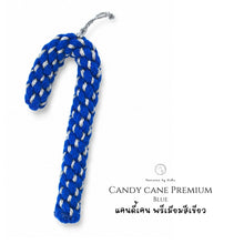 โหลดรูปภาพลงในเครื่องมือใช้ดูของ Gallery Premium Candy Cane Blue - Christmas ornaments Thailand - Macrame by Nicha 

