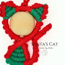 Load image into Gallery viewer, SANTA&#39;S CAT - SANTA&#39;S FRIENDS - CHRISTMAS DECORATIONS
