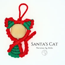 โหลดรูปภาพลงในเครื่องมือใช้ดูของ Gallery SANTA&#39;S CAT - แมววันคริสต์มาส - ของตกแต่งคริสต์มาส
