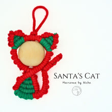 Load image into Gallery viewer, SANTA&#39;S CAT - SANTA&#39;S FRIENDS - CHRISTMAS DECORATIONS
