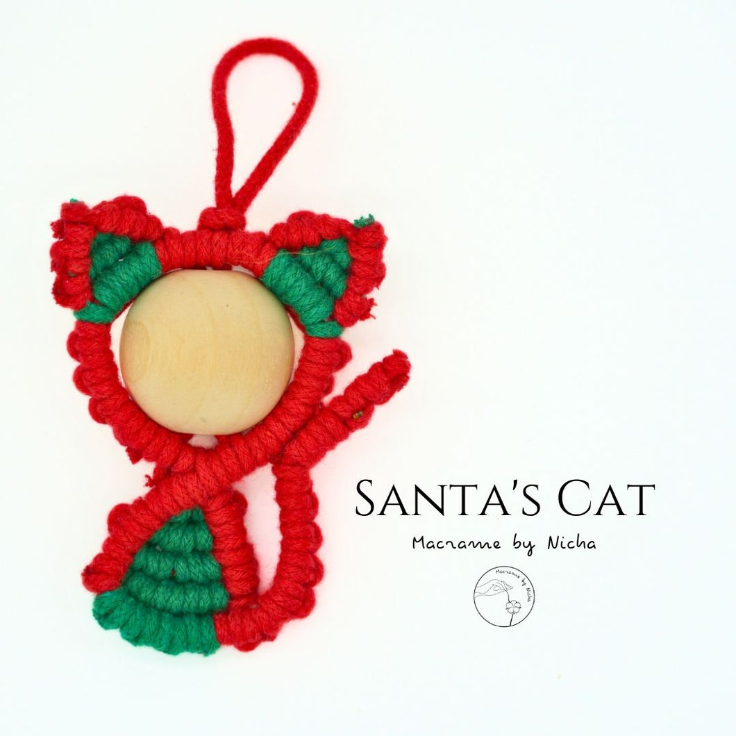 SANTA'S CAT - แมววันคริสต์มาส - ของตกแต่งคริสต์มาส