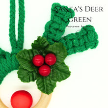 Load image into Gallery viewer, SANTA&#39;S DEER - กวางเรนเดียร์คริสต์มาส - ของตกแต่งคริสต์มาส - Green - zoom
