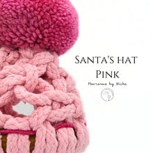 โหลดรูปภาพลงในเครื่องมือใช้ดูของ Gallery SANTA&#39;S HAT PINK - หมวกของซานต้า - ของตกแต่งคริสต์มาส - Christmas Ornaments Thailand - Macrame by Nicha - Online shop Zoom
