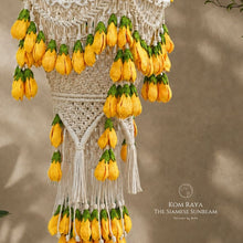 Load image into Gallery viewer, The Siamese Sunbeam - Zoom In - โคมระย้าไทย - เครื่องแขวนไทย - Thai Decoration - Macrame by Nicha
