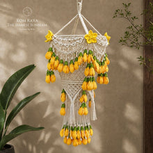 Load image into Gallery viewer, The Siamese Sunbeam - โคมระย้าไทย - เครื่องแขวนไทย - Thai Decoration - Macrame by Nicha
