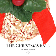 Load image into Gallery viewer, THE CHRISTMAS BALL - ลูกบอลคริสต์มาสสีเงิน - ของตกแต่งคริสต์มาส - Christmas Baubles - Macrame by Nicha2
