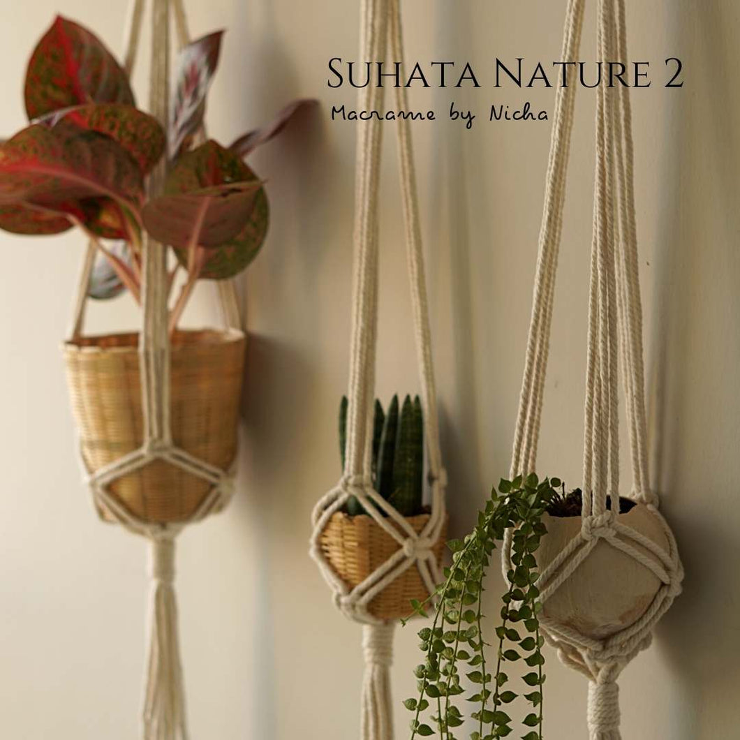SUHATA NATURE 2 - SET 3 PIECES - PLANT HANGER