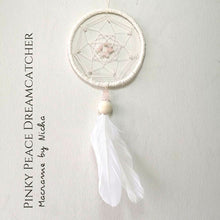 Load image into Gallery viewer, THE PINKY PEACE DREAMCATCHER - ROOM DECOR
